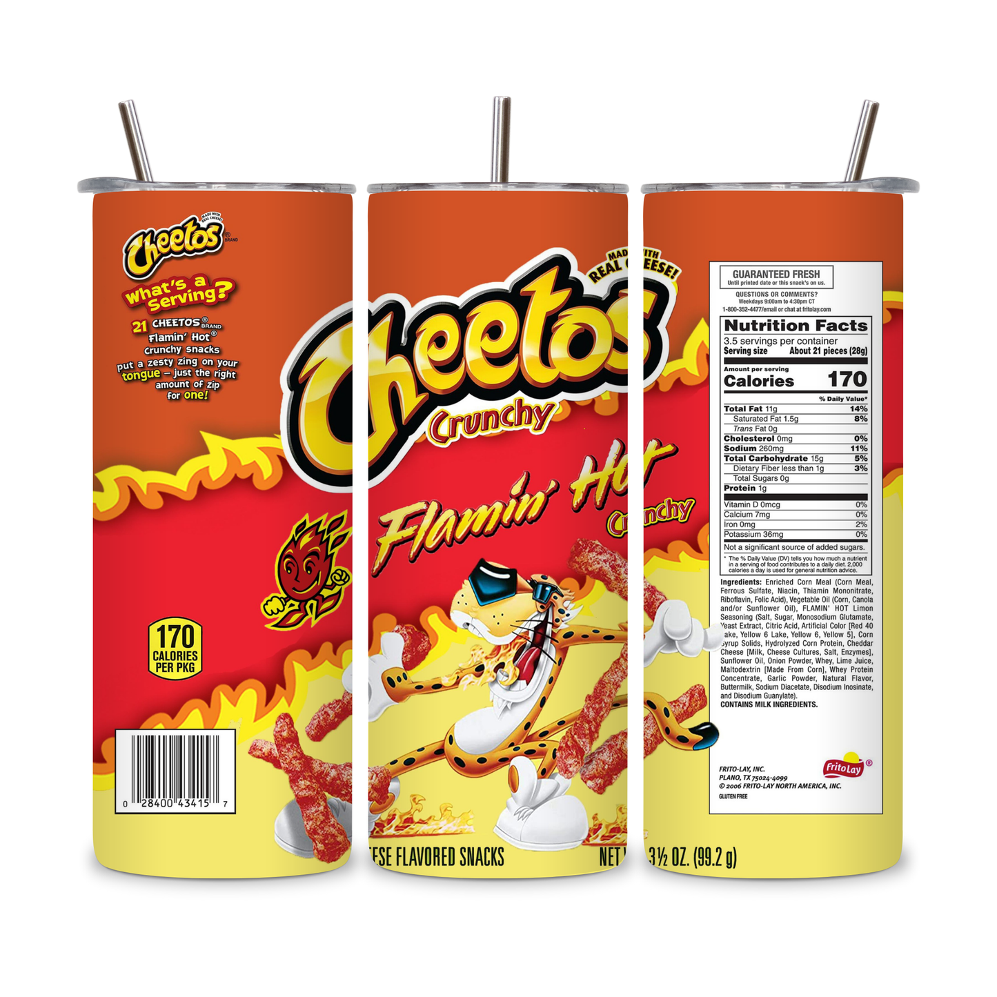 20 OZ Chips Stainless Steel Tumblers