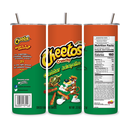 20 OZ Chips Stainless Steel Tumblers