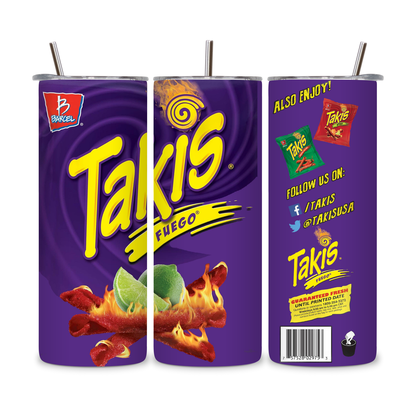 20 OZ Chips Stainless Steel Tumblers