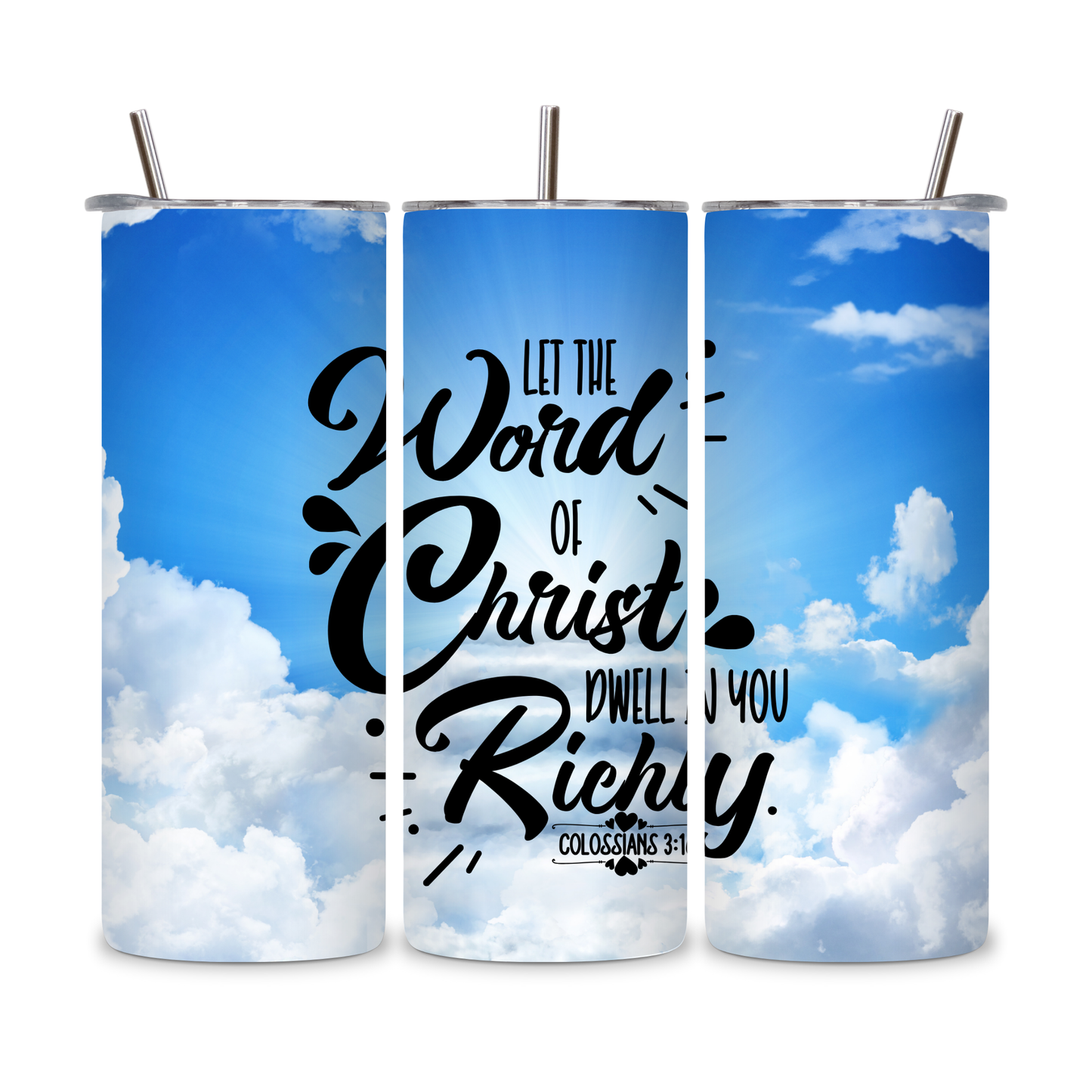 20 OZ Bible Verses/Prayer Stainless Steel Tumblers