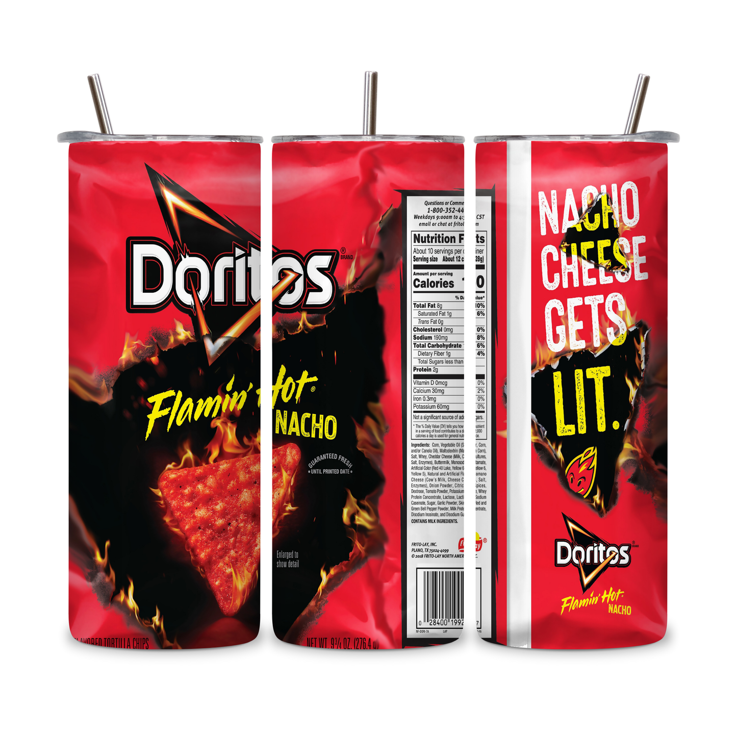 20 OZ Chips Stainless Steel Tumblers