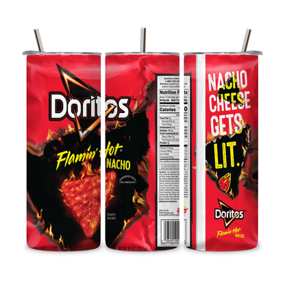 20 OZ Chips Stainless Steel Tumblers