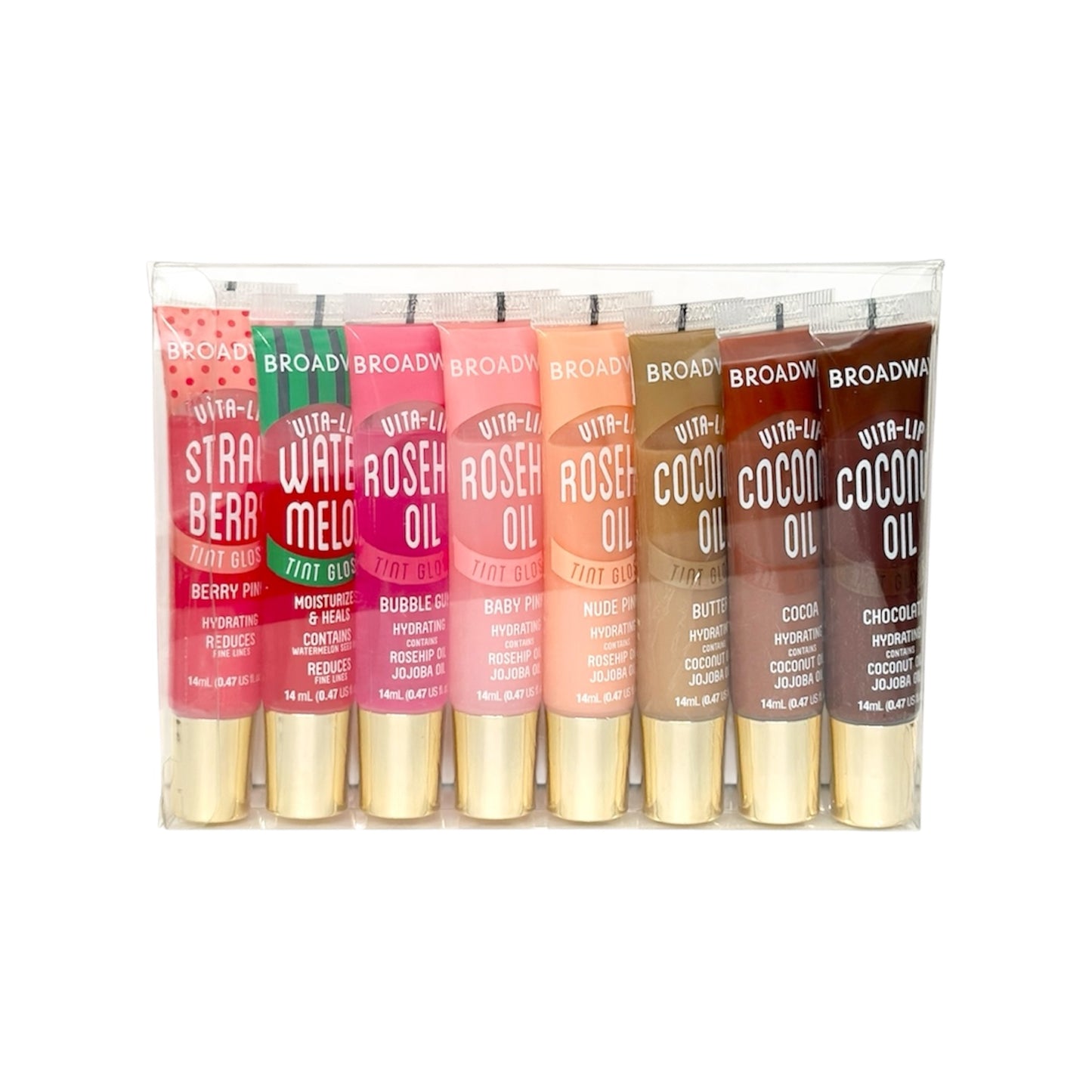 Broadway Lip Gloss 8 Piece Set