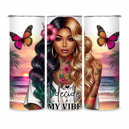 20 OZ Animated Positive Affirmations Stainless Steel Tumblers