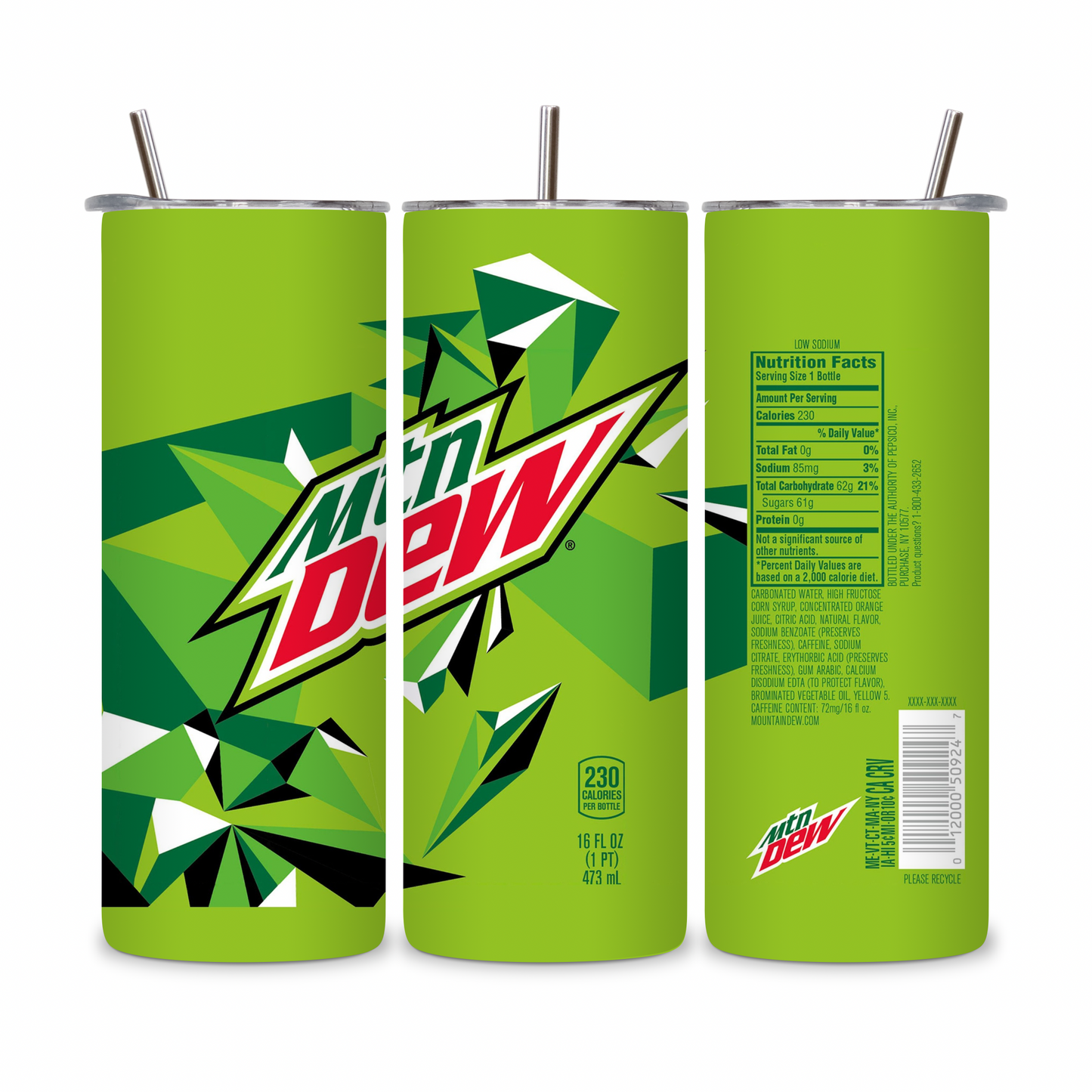 20 OZ Pop Stainless Steel Tumblers
