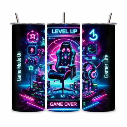 20 OZ Gamer Stainless Steel Tumblers