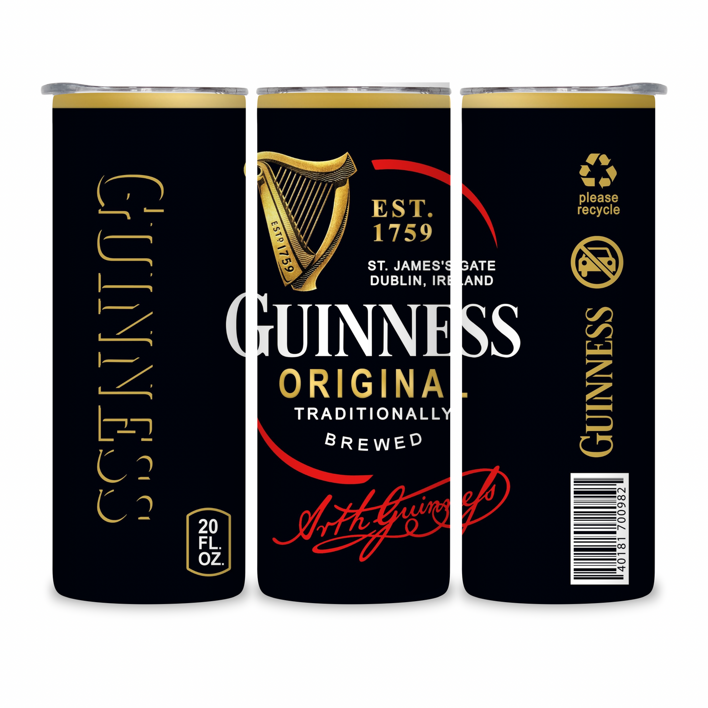 20 OZ Beer Stainless Steel Tumblers