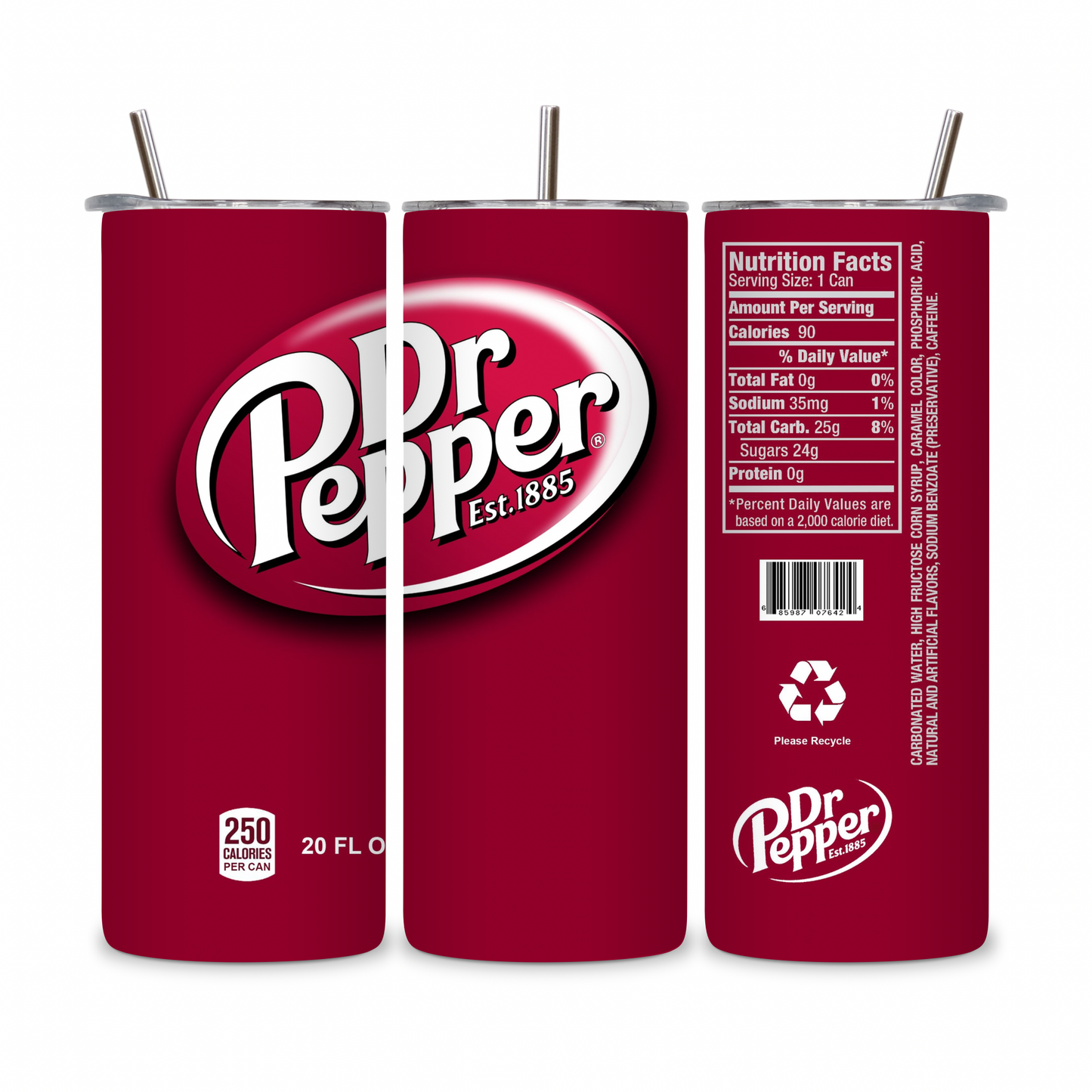20 OZ Pop Stainless Steel Tumblers