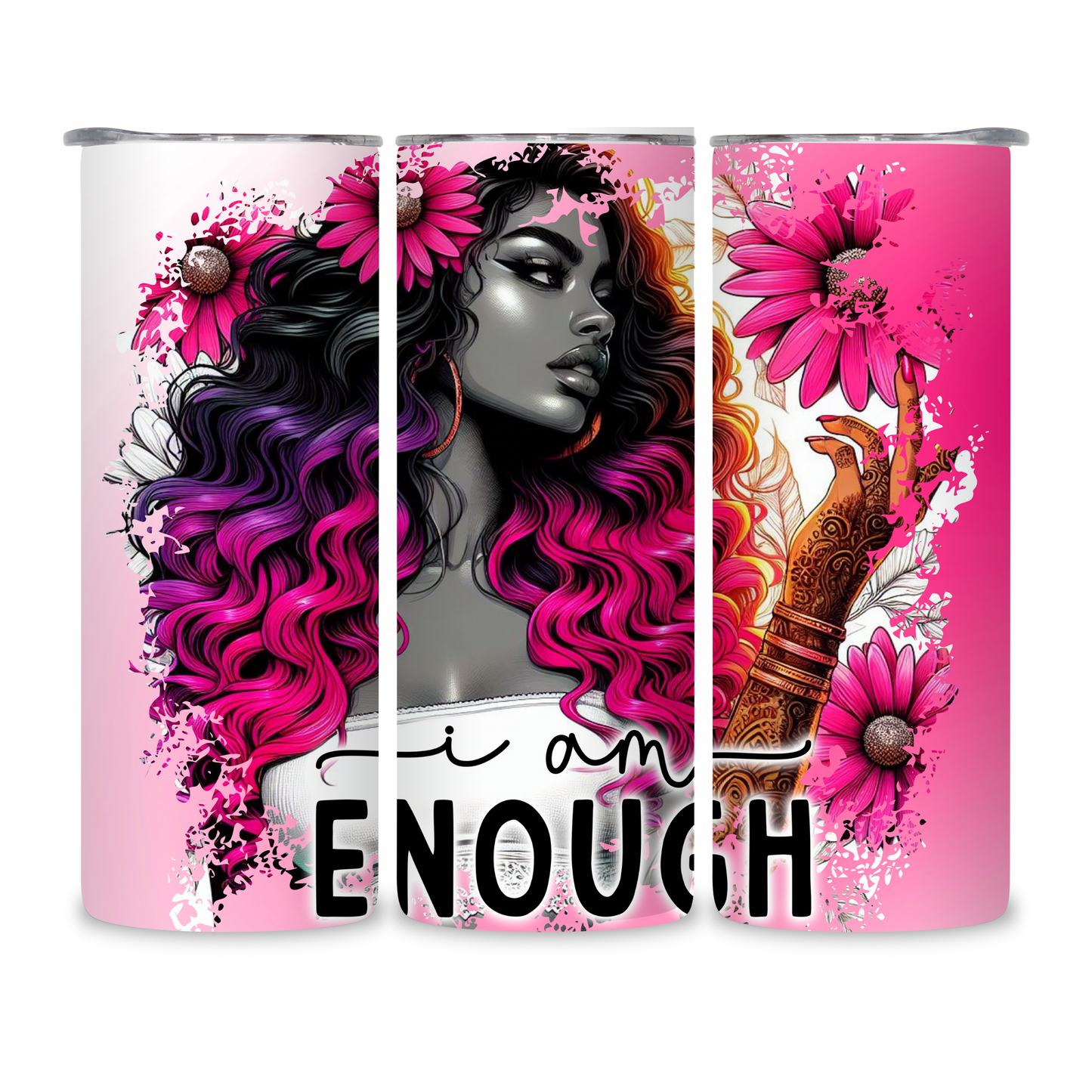 20 OZ Animated Positive Affirmations Stainless Steel Tumblers