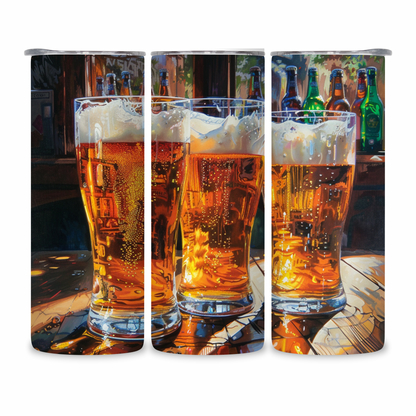 20 OZ Beer Stainless Steel Tumblers
