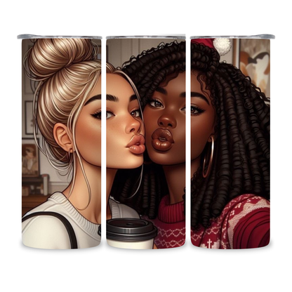 20 OZ Best Friends Stainless Steel Tumblers