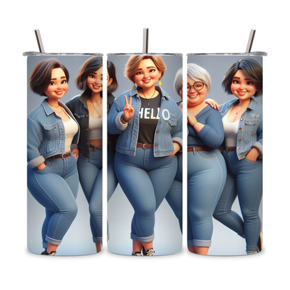 20 OZ Best Friends Stainless Steel Tumblers