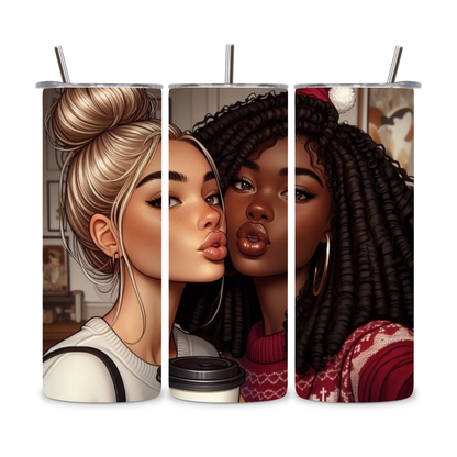 20 OZ Best Friends Stainless Steel Tumblers