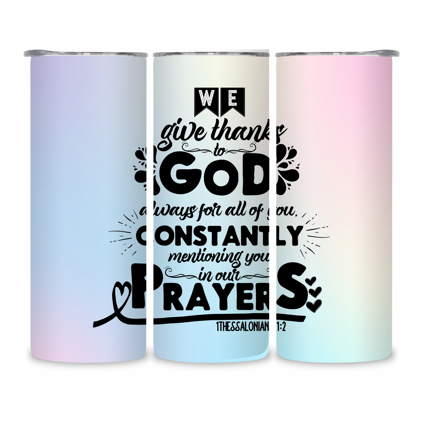 20 OZ Bible Verses/Prayer Stainless Steel Tumblers