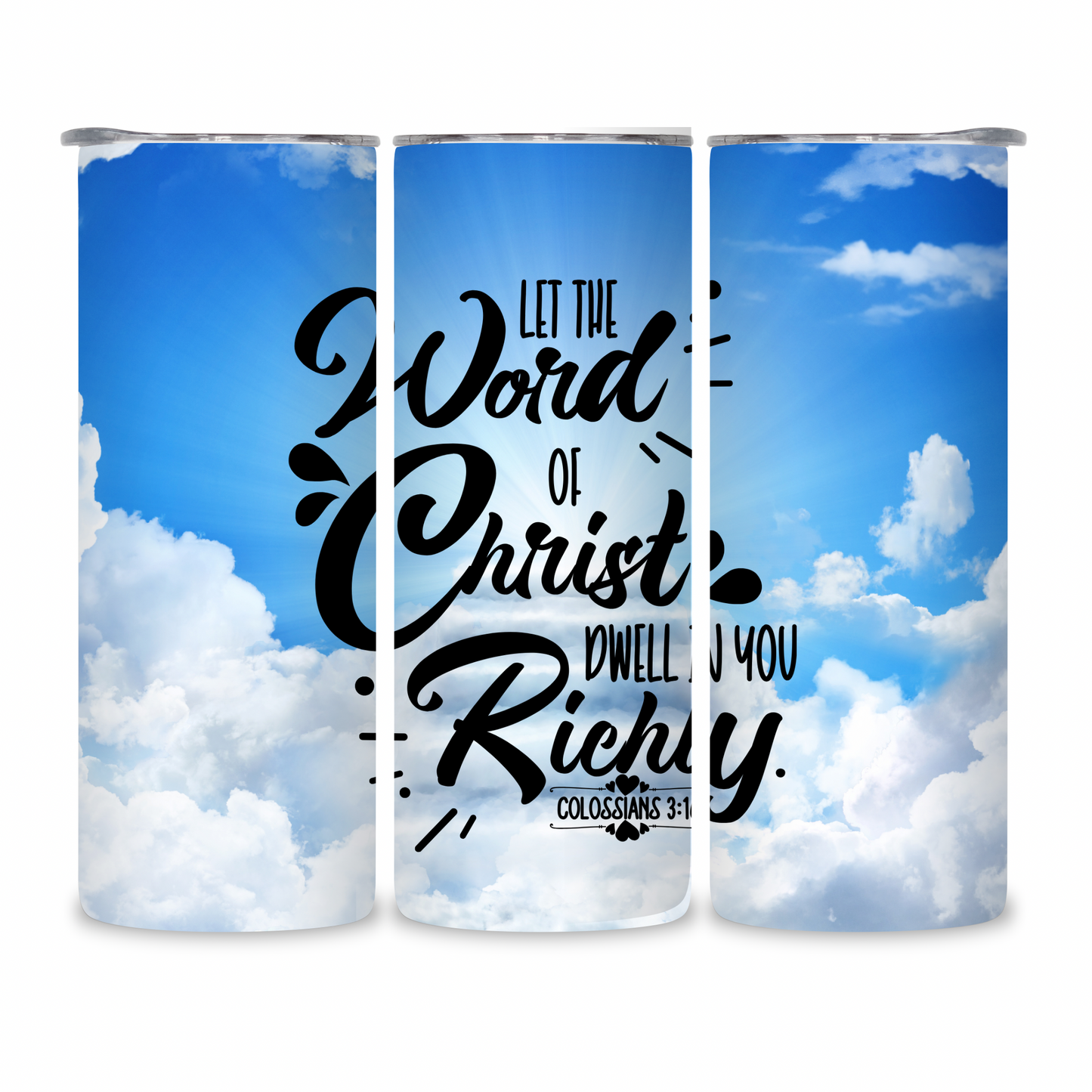 20 OZ Bible Verses/Prayer Stainless Steel Tumblers