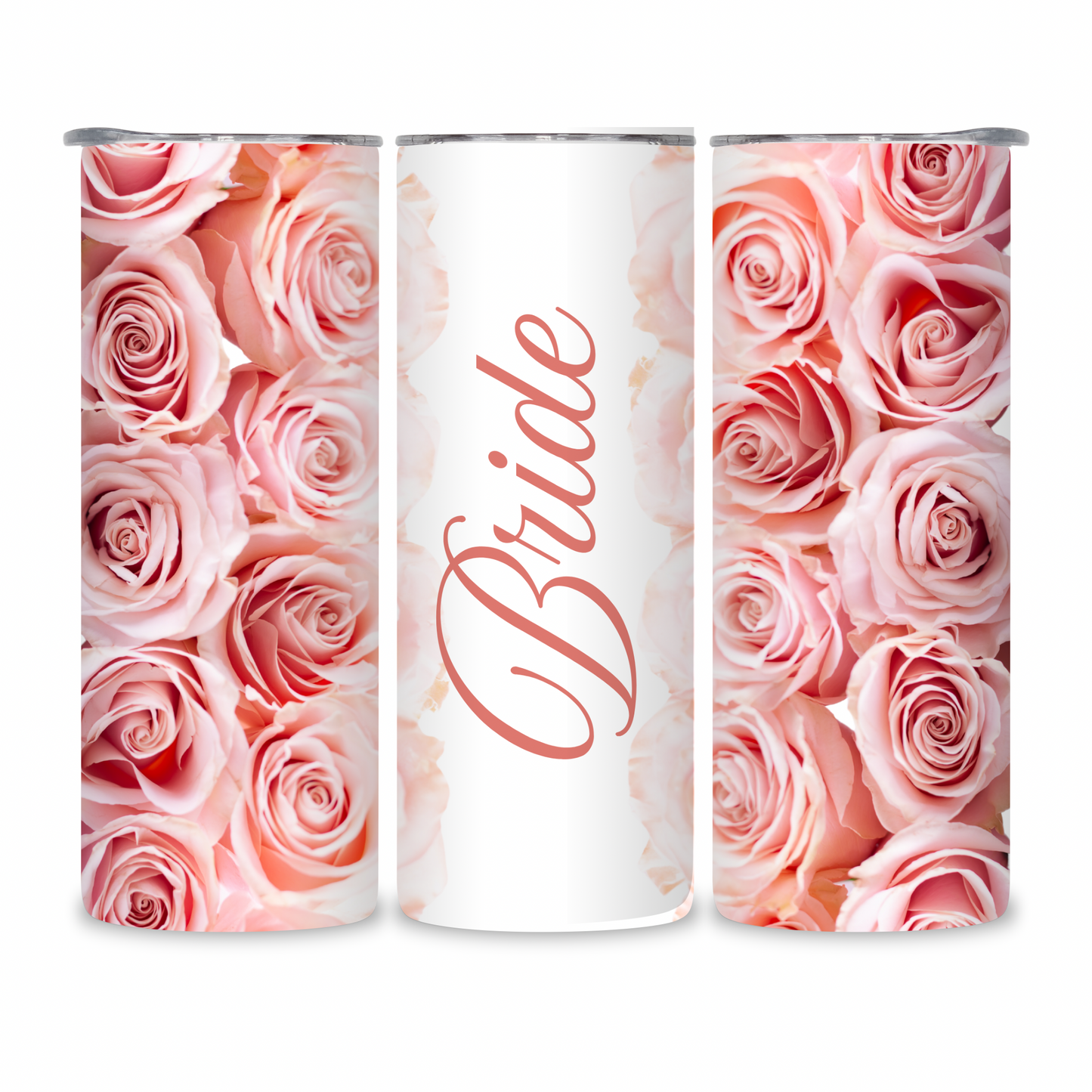 20 OZ Floral Bride Stainless Steel Tumblers