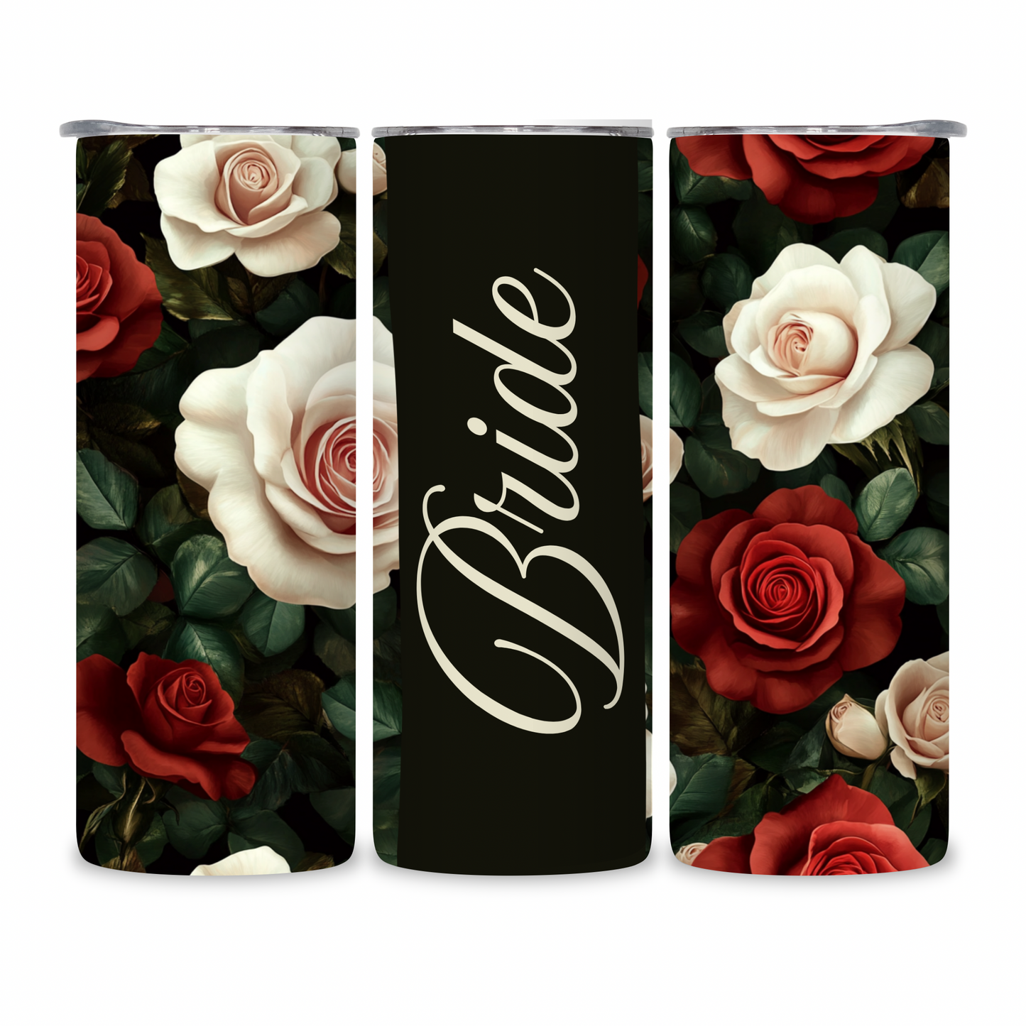 20 OZ Floral Bride Stainless Steel Tumblers