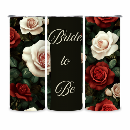 20 OZ Floral Bride Stainless Steel Tumblers
