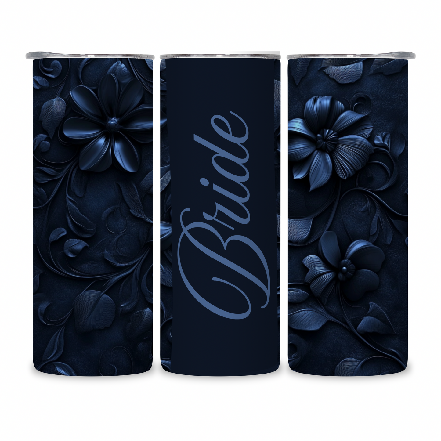 20 OZ Floral Bride Stainless Steel Tumblers