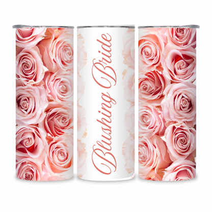 20 OZ Floral Bride Stainless Steel Tumblers