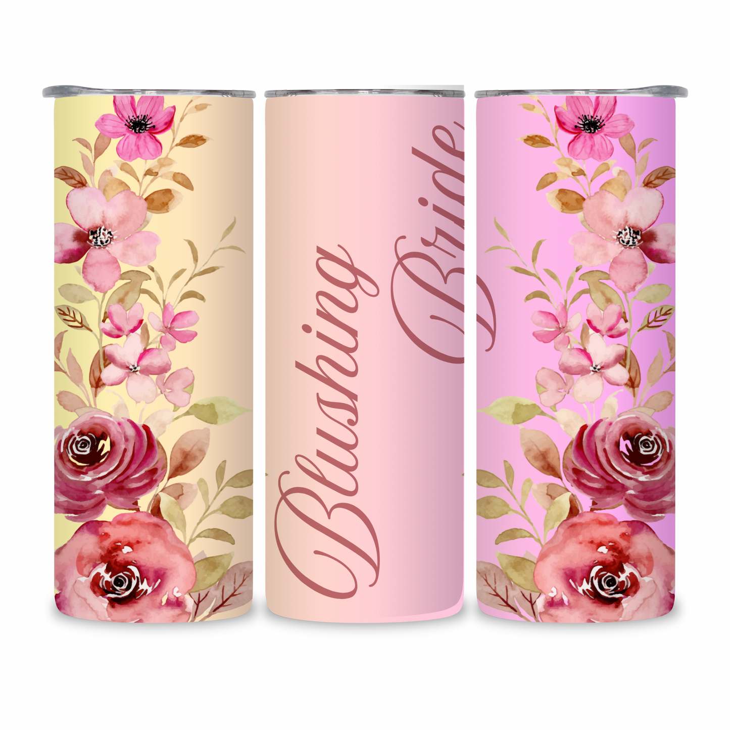 20 OZ Floral Bride Stainless Steel Tumblers