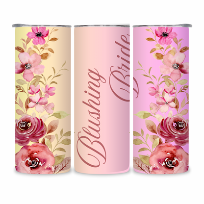 20 OZ Floral Bride Stainless Steel Tumblers
