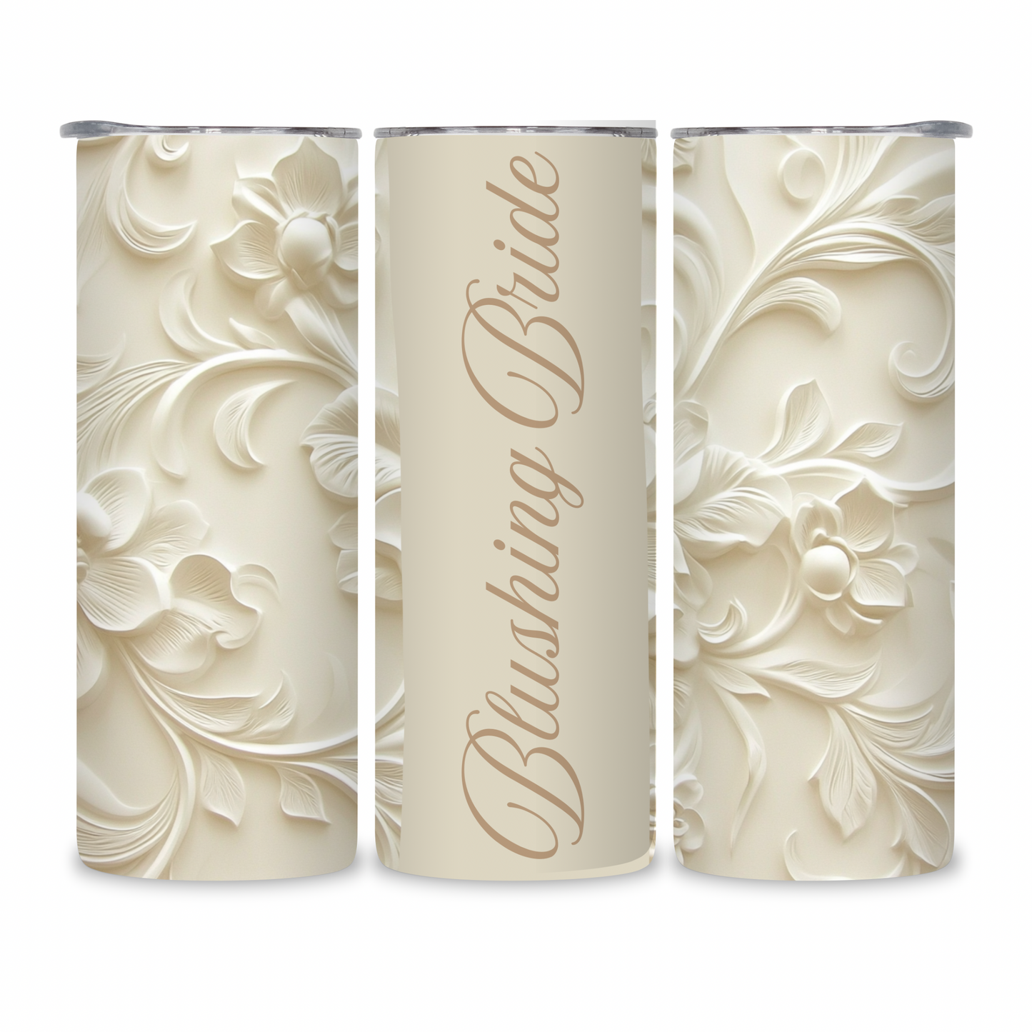 20 OZ Floral Bride Stainless Steel Tumblers