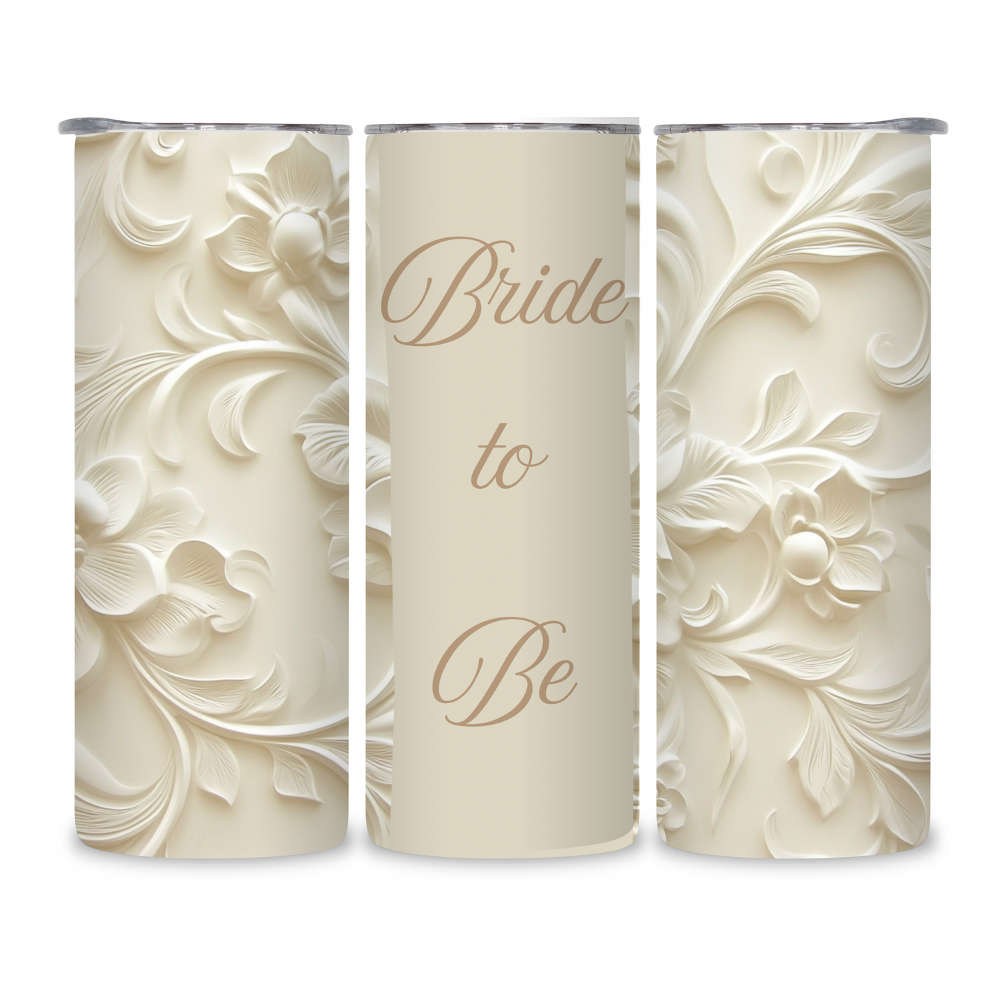 20 OZ Floral Bride Stainless Steel Tumblers