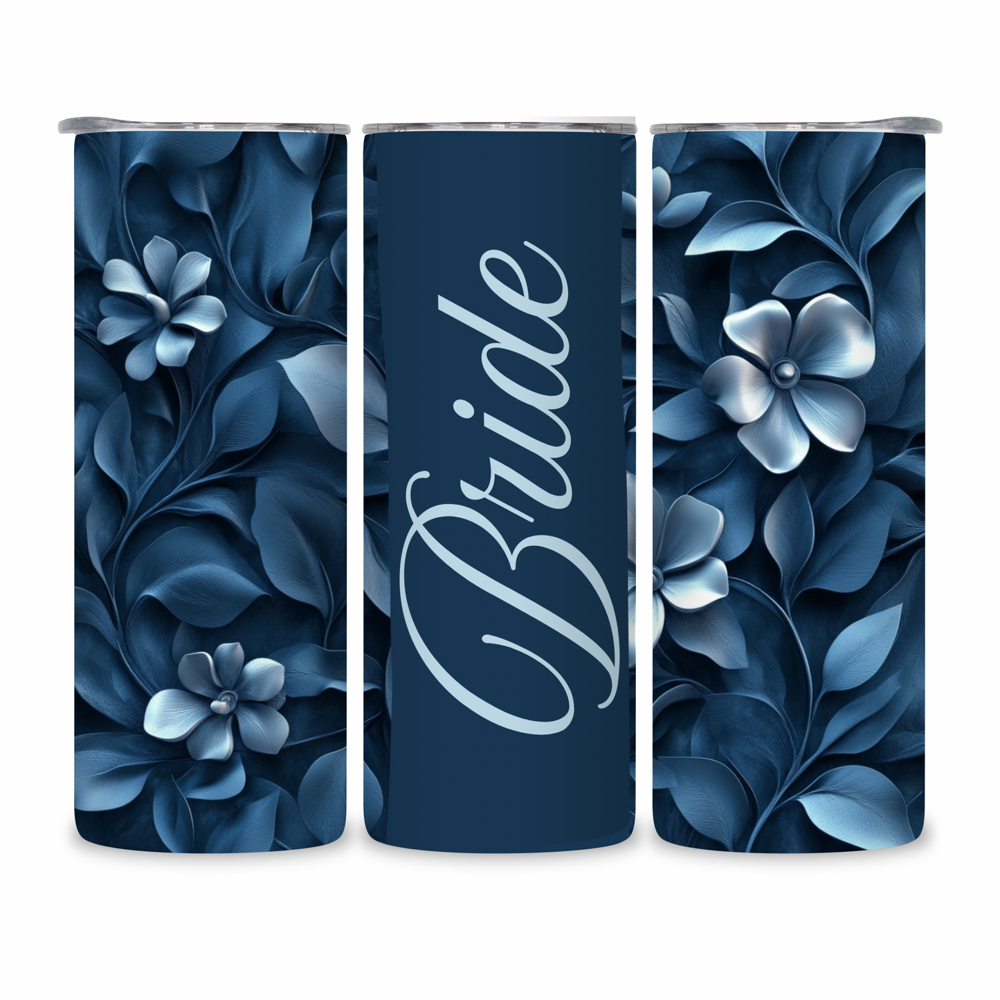 20 OZ Floral Bride Stainless Steel Tumblers
