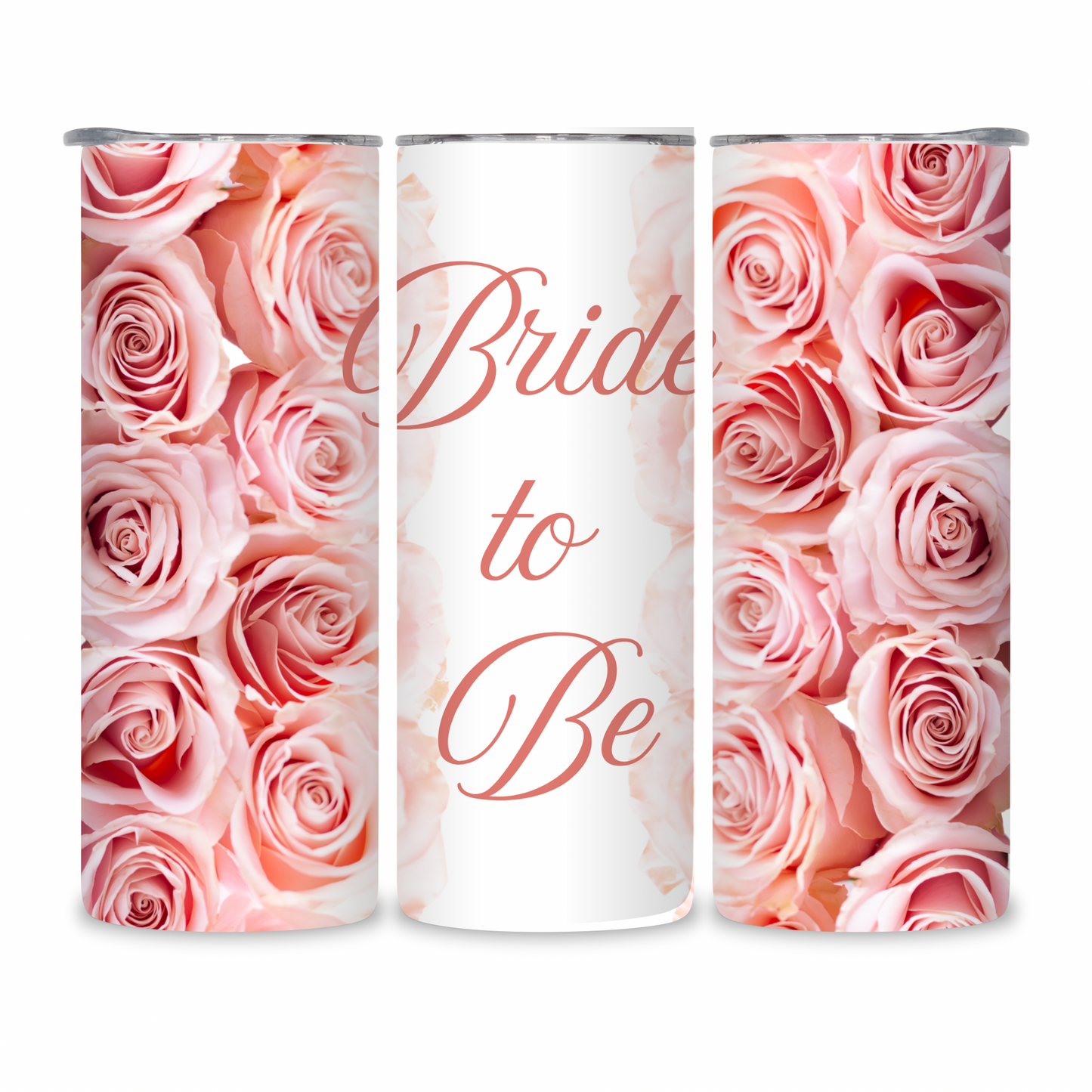 20 OZ Floral Bride Stainless Steel Tumblers