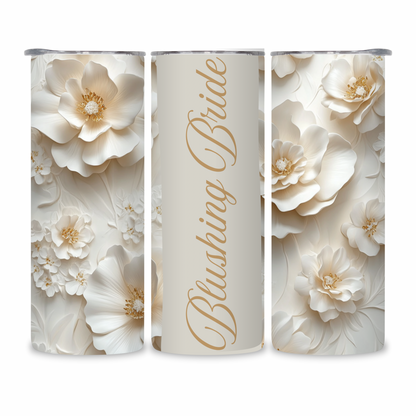 20 OZ Floral Bride Stainless Steel Tumblers