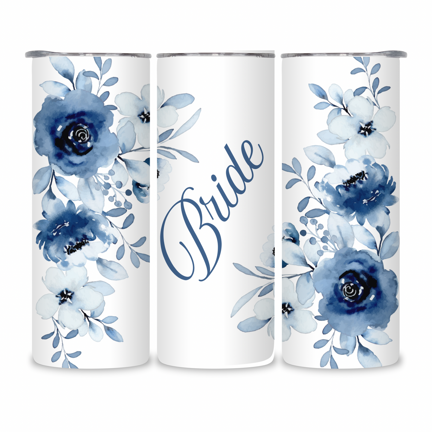 20 OZ Floral Bride Stainless Steel Tumblers