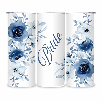 20 OZ Floral Bride Stainless Steel Tumblers