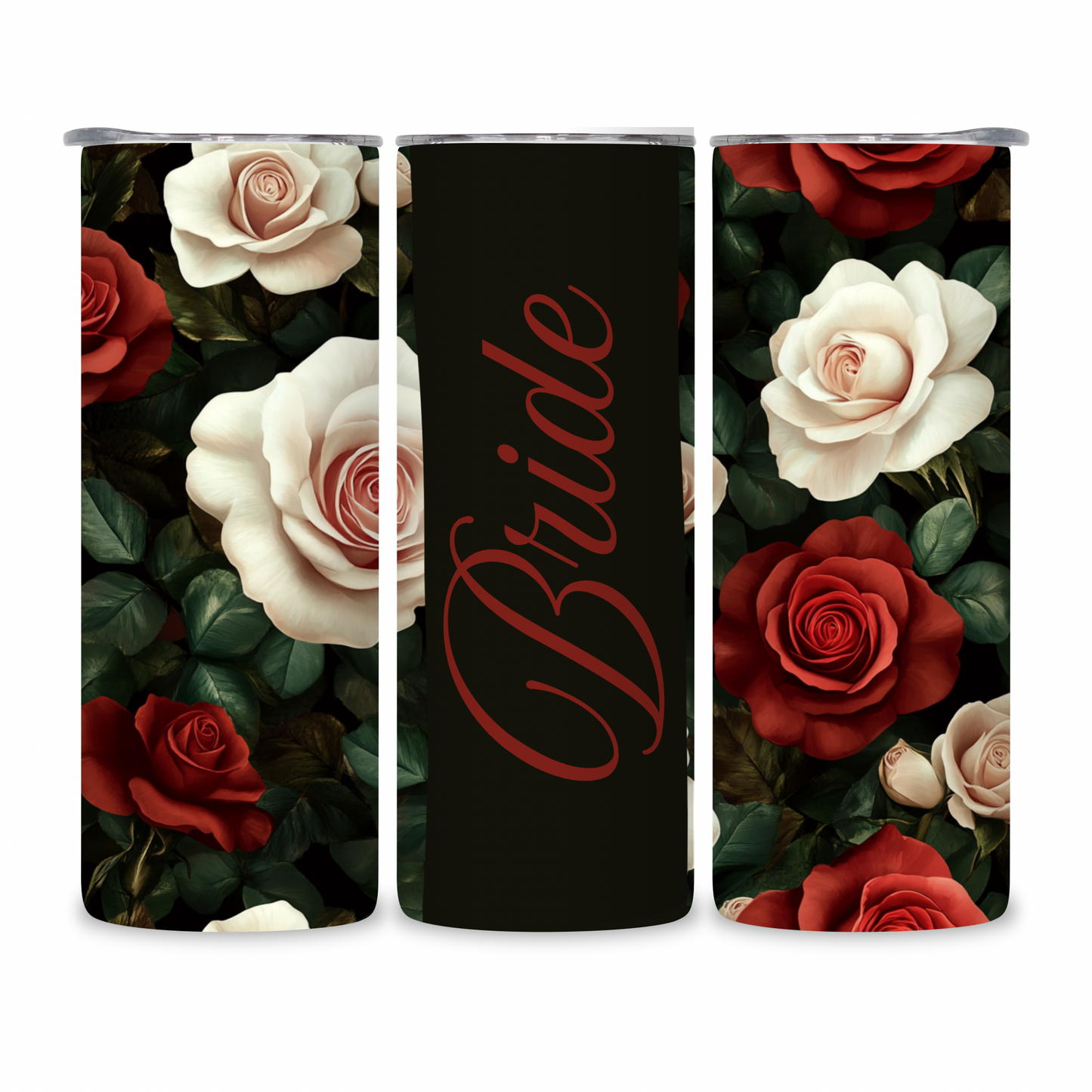 20 OZ Floral Bride Stainless Steel Tumblers