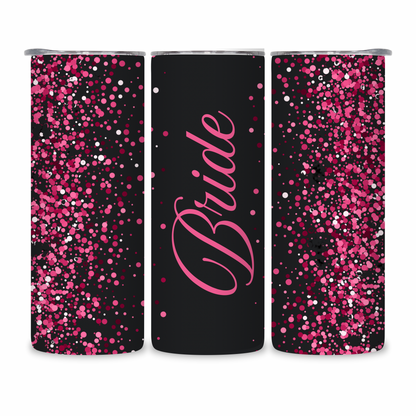 20 OZ Floral Bride Stainless Steel Tumblers