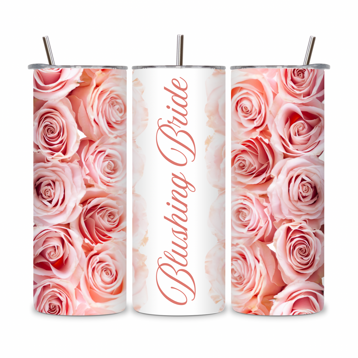 20 OZ Floral Bride Stainless Steel Tumblers