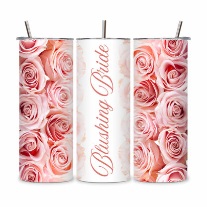 20 OZ Floral Bride Stainless Steel Tumblers