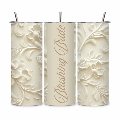 20 OZ Floral Bride Stainless Steel Tumblers