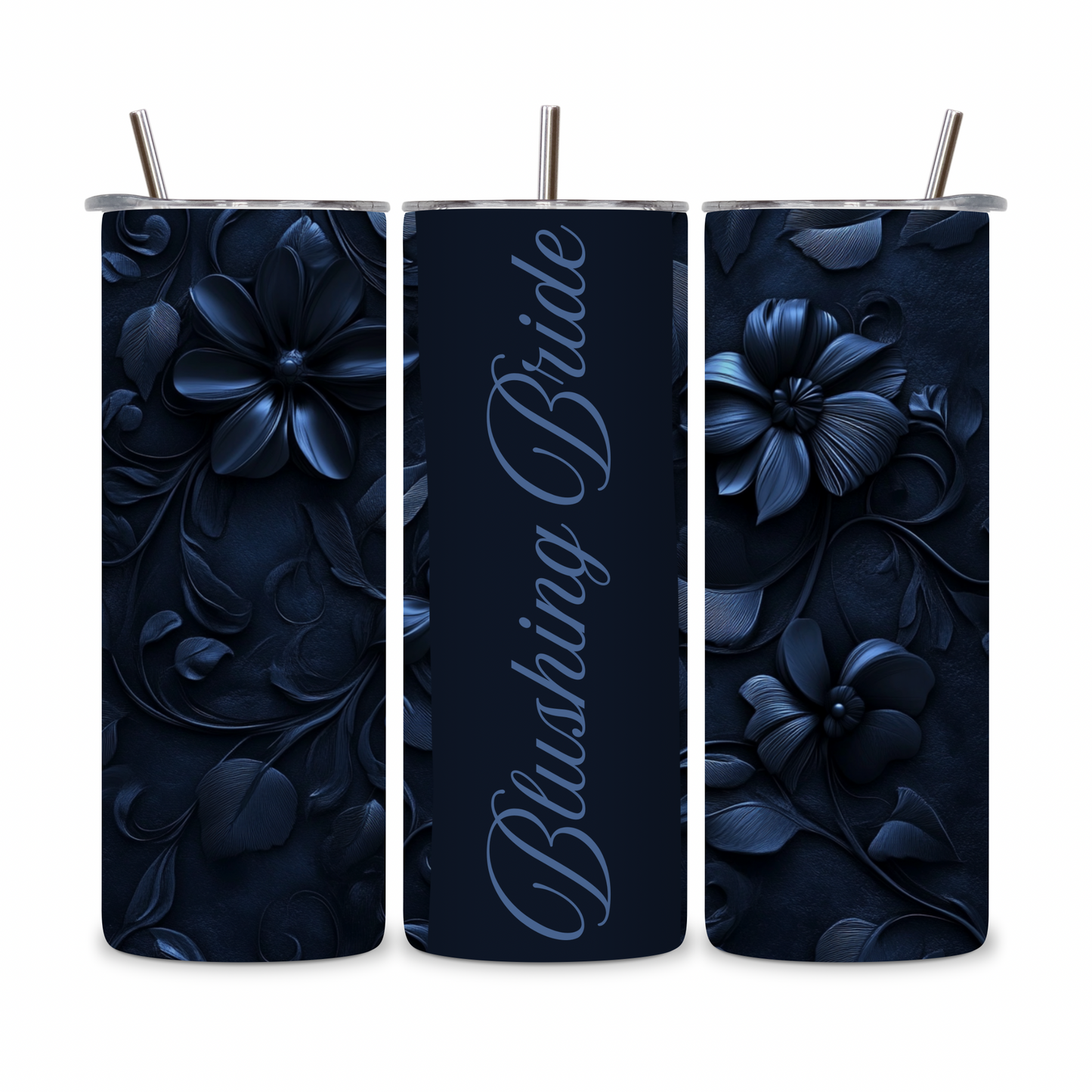 20 OZ Floral Bride Stainless Steel Tumblers