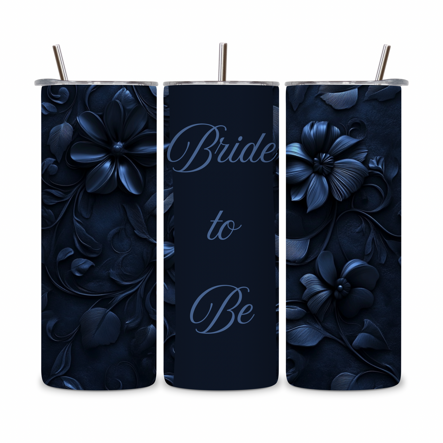 20 OZ Floral Bride Stainless Steel Tumblers