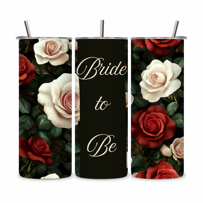 20 OZ Floral Bride Stainless Steel Tumblers