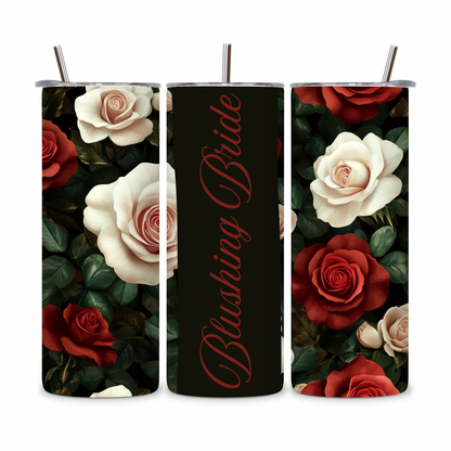 20 OZ Floral Bride Stainless Steel Tumblers