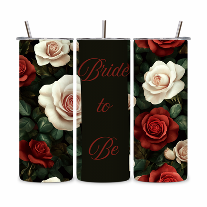 20 OZ Floral Bride Stainless Steel Tumblers