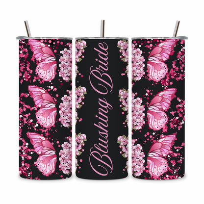 20 OZ Floral Bride Stainless Steel Tumblers