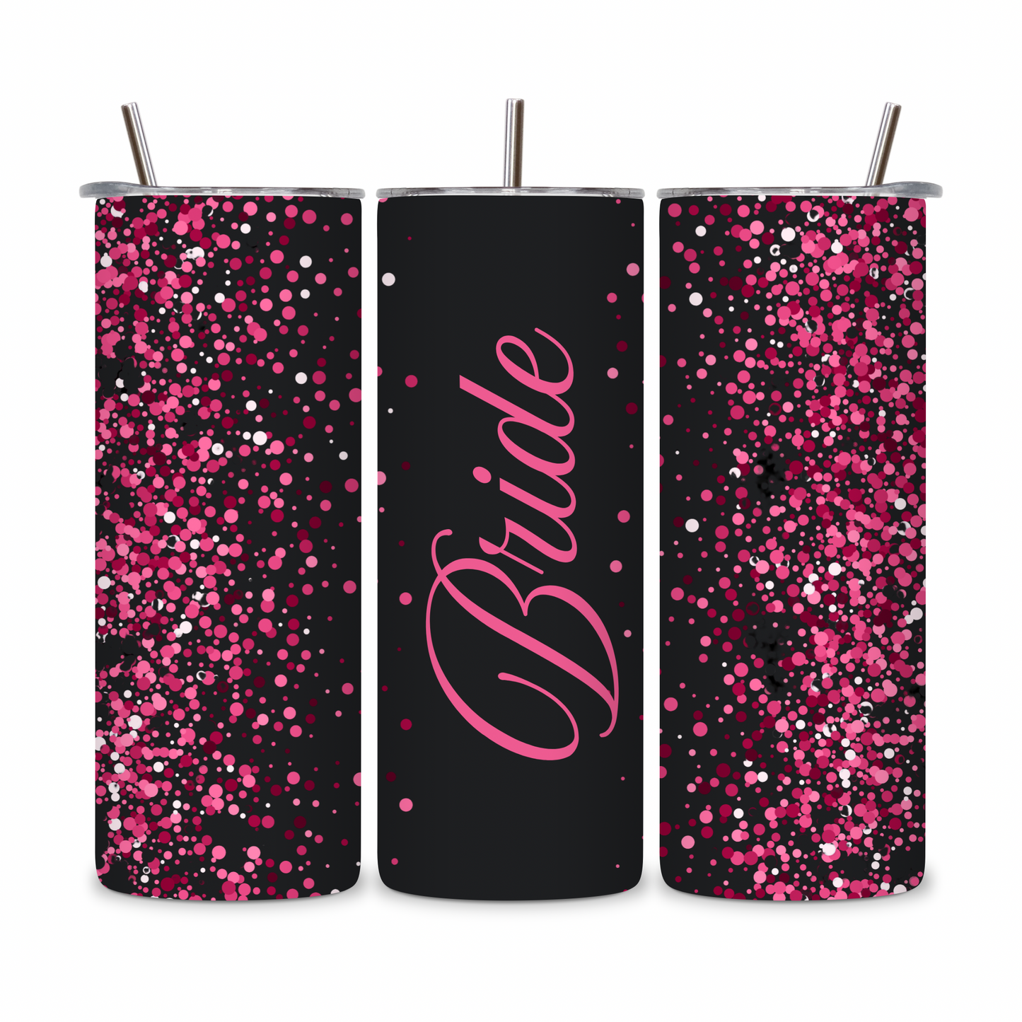 20 OZ Floral Bride Stainless Steel Tumblers