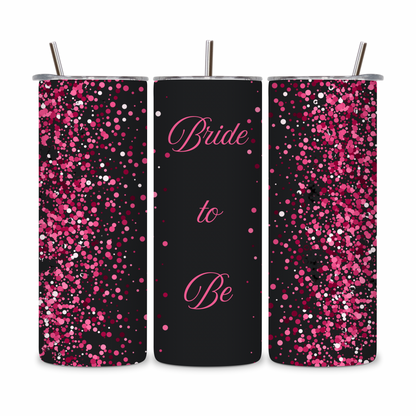 20 OZ Floral Bride Stainless Steel Tumblers