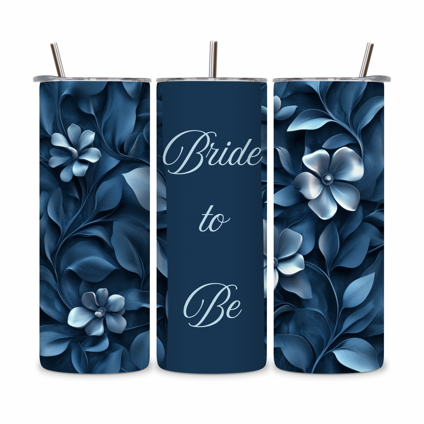 20 OZ Floral Bride Stainless Steel Tumblers