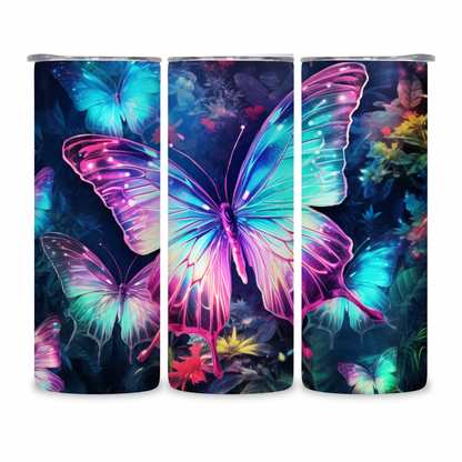 20 OZ Butterflies Stainless Steel Tumblers