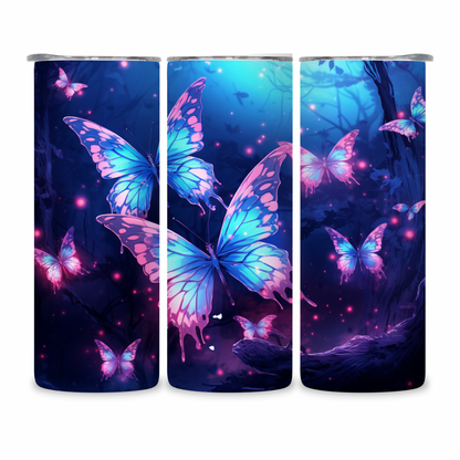 20 OZ Butterflies Stainless Steel Tumblers