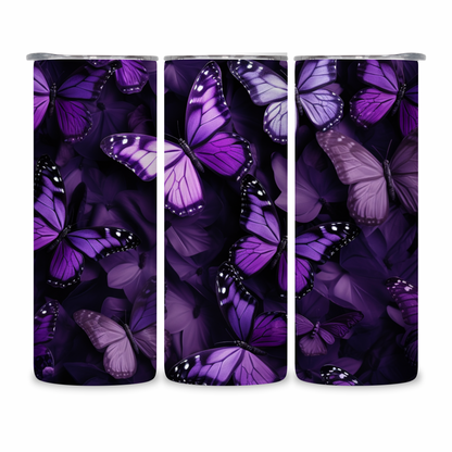 20 OZ Butterflies Stainless Steel Tumblers